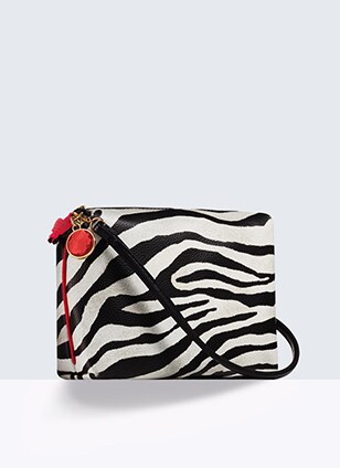 ZEBRA PRINT CROSSBODY BAG